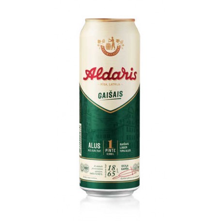 Alus Ald.Gaišais can. 0.568L, 5.0%