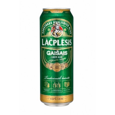 Alus Lačplēsis gaišais 0,568L 5% can
