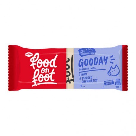 Sendvičs "FRANČU BAGETTE" ar šķiņķi un marin.gurķ. 225g