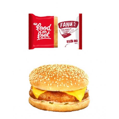 Burgers vistas Fanu ar mar.gurķiem un sieru 117g