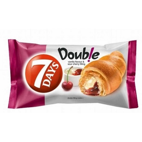 Kruasāns 7 days vanilla & sour cherry 60g