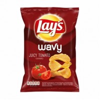 Čipsi Lay's Wavy ar tomātu garšu 130g