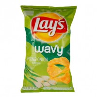 Čipsi Lay's Wavy ar zaļo loc.garšu 130g