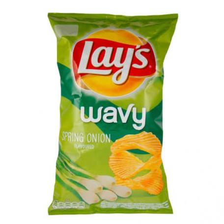 Čipsi Lay's Wavy ar zaļo loc.garšu 130g